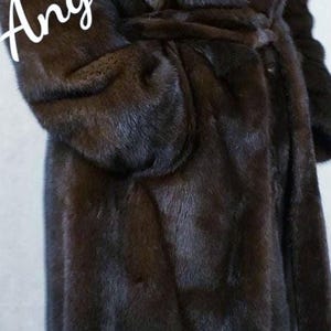FULL LENGTH MINK Fullpelts Fur Coat!Brand New Real Natural Genuine Fur!