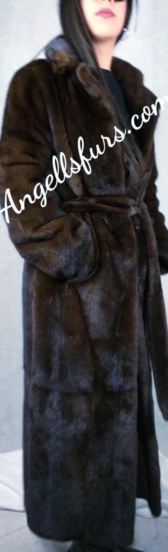 FULL LENGTH MINK Fullpelts Fur Coat!brand New Real Natural Genuine