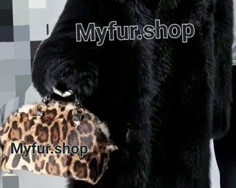 BLACK FOX Fullpelts Coat!Brand New Real Natural Genuine Fur,Order Any color!