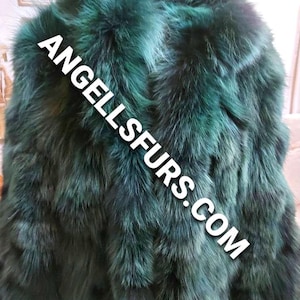 MEN&#39;S NEW!Real Natural FOX fur Jacket!Order Any color!