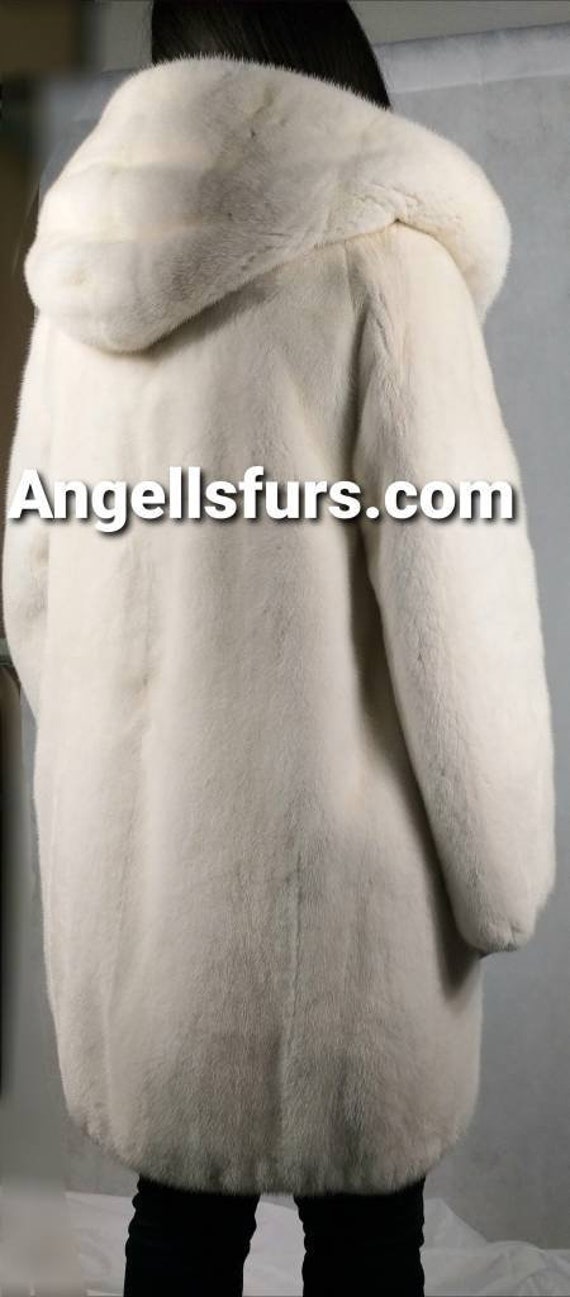 パールミンク 毛皮コート クリーム色毛皮コートパールミンク 当時148万