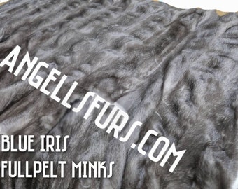 MINK FULLPELT THROW Blanket!Order Any color!Brand New Real Natural Genuine Fur!