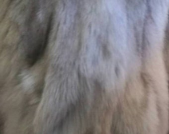 BLUE FOX THROW!Order Any color!New Real Natural Genuine Fur!