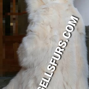 Men&#39;s HOODED FOX Fur Coat!Brand New Real Natural Genuine Fur!