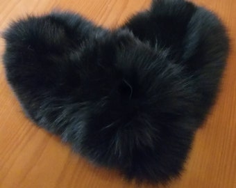 New!Natural,Real Black Fox UNISEX FUR GLOVES!!!