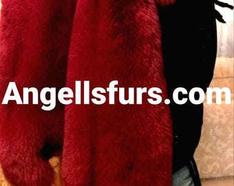 FULLPELTS FOX Scarves!Order Any color!Brand New Real Natural Genuine Fur!