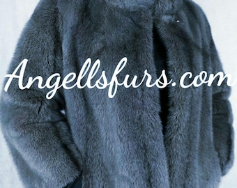 FULLPELT MINK fur jacket! Order Any color!Brand New Real Natural Genuine Fur