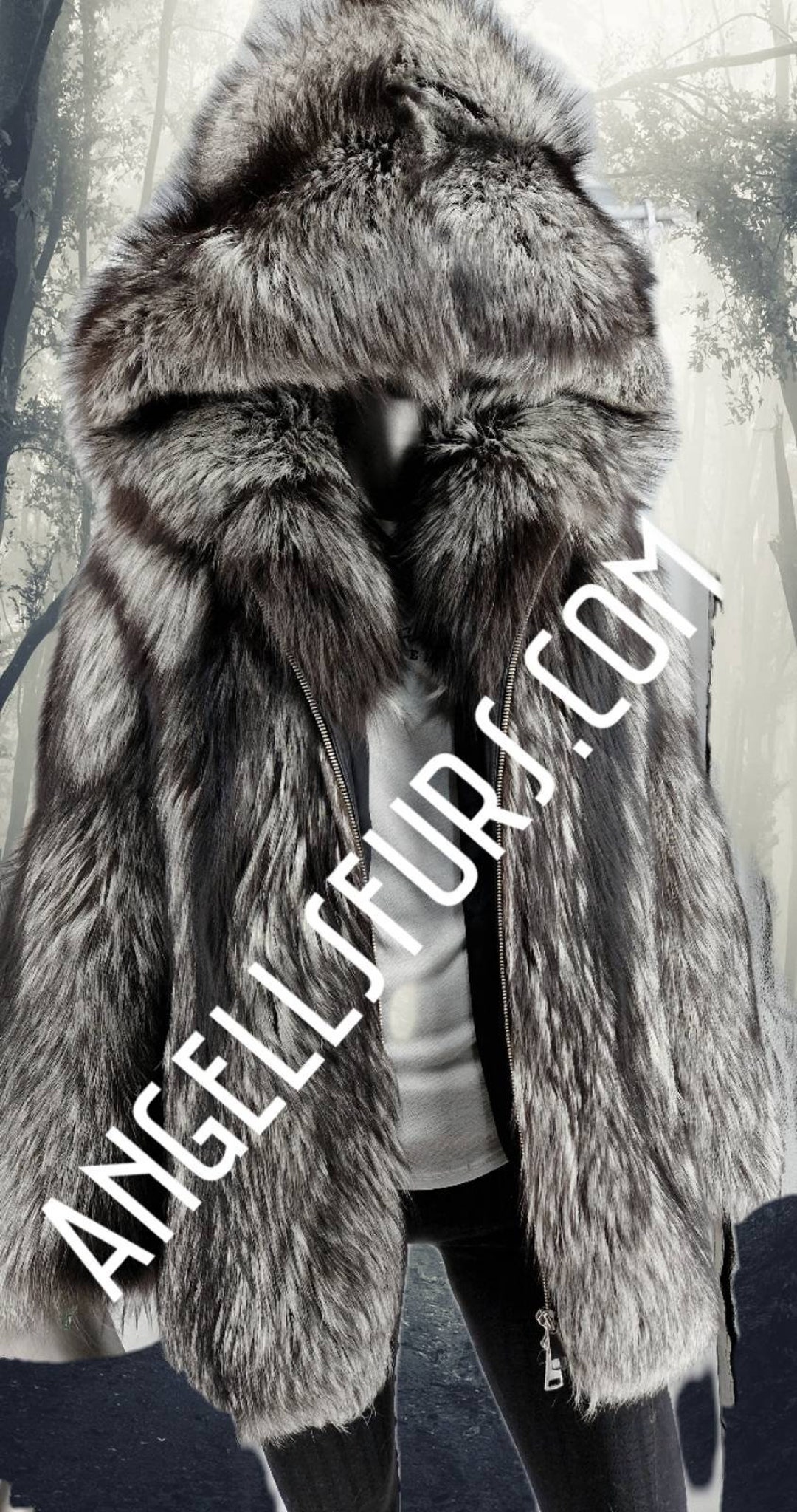 美品　シルバーフォックス　毛皮のコート　David green 美品 シルバーフォックス 毛皮のコート David green Yahoo