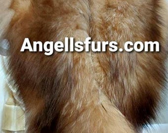 CRYSTAL Fox collar!Brand New Real Natural Genuine Fur