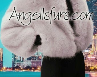NUDE FOX FULLPELTS Short Jacket!Order Any color!Brand New Real Natural Genuine Fur!