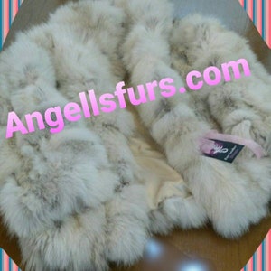 KID&#39;S Fox Fur coat!Unisex!Brand New Real Natural Genuine Fur!