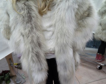 KID'S Natural Real Hooded Fox Fur!!!