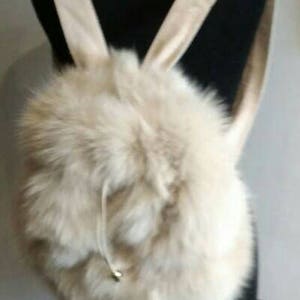 BACKPACK FOX FUR Bag!New and Natural,Real Fur Bag!