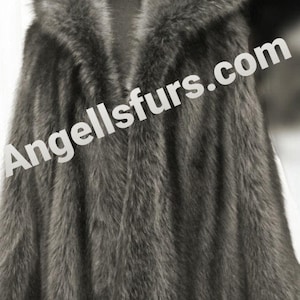 Herren Kapuzen Waschbär Pelzmantel! Brandneuer Echtpelz