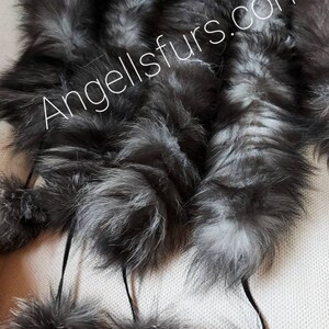Flauschige Erstaunliche Brandneue Echte Natürliche Fuchsfelle!Unisex!