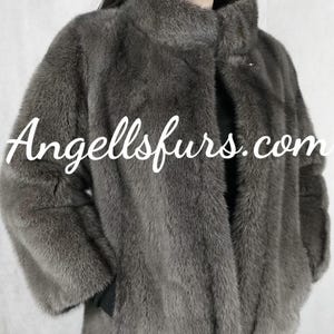 Jaqueta de pele de vison FULLPELT! Encomende em qualquer cor! Pele genuína, natural e nova.