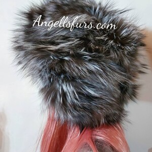 SILVER FOX Fur TRAPPER Hat!Brand New Real Natural Genuine Fur!