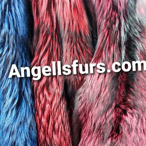 FOX COLLARS-SCARVES in Many Colors!Brand New Real Natural Genuine Fur