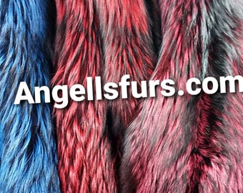FOX COLLARS-SCARVES in Many Colors!Brand New Real Natural Genuine Fur