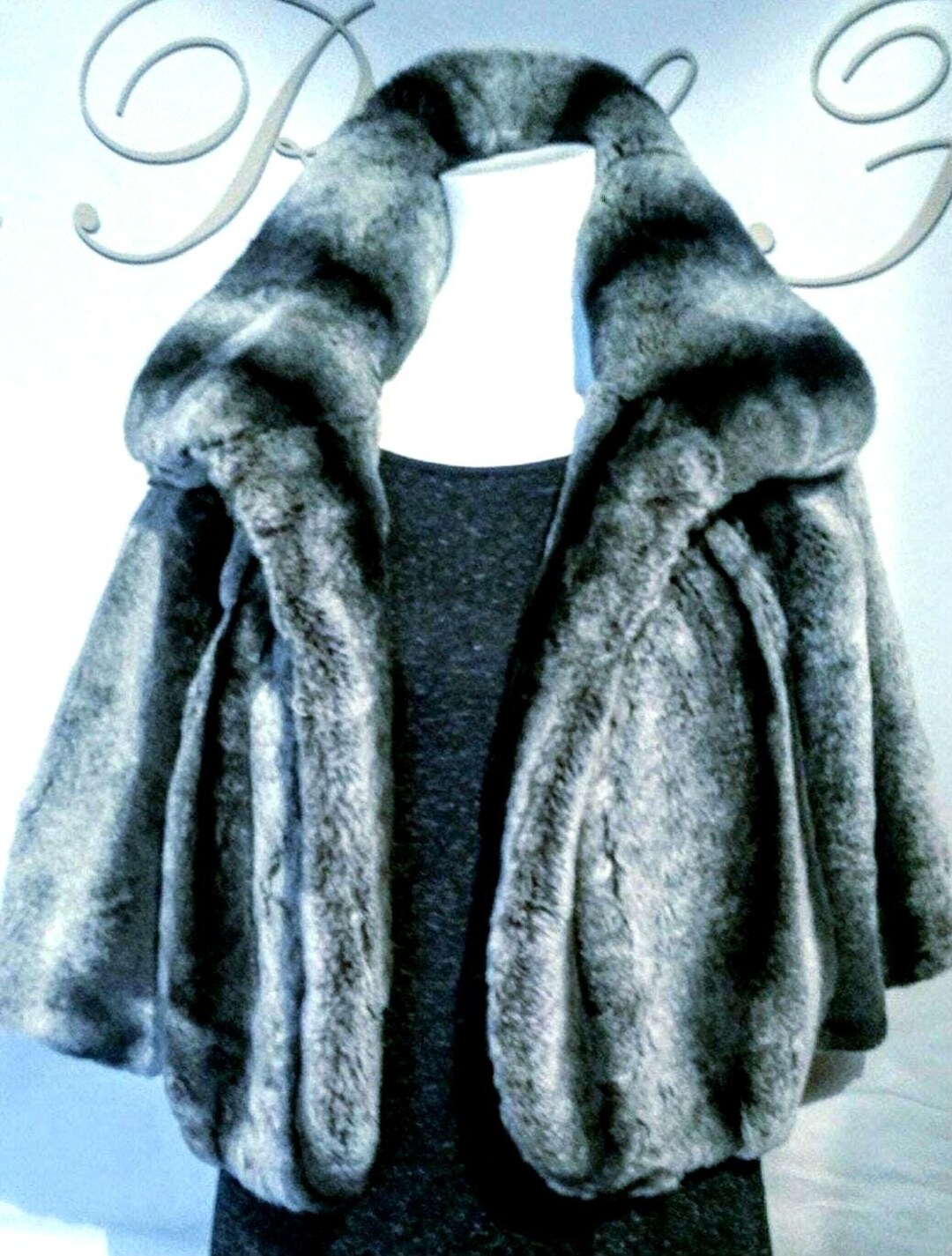 Rex Rabbit Bolero REX Fullpelts Fur Bolero!brand New Real Natural Genuine Fur - Etsy