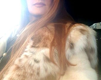 HOODED PEARL MINK Fur Coat!Brand New Real Natural Genuine Fur