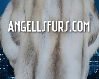 MEN'S GOLDEN Island FOX Fur Coat!Brand New Real Natural Genuine Fur!