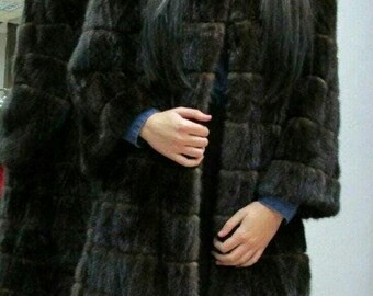 MINK FUR COAT!Brand New Real Natural Genuine Fur!