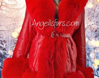 Leather fur-Parka fur