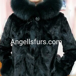 Hooded Mink Fur Jacket!Brand New Real Natural Genuine Fur