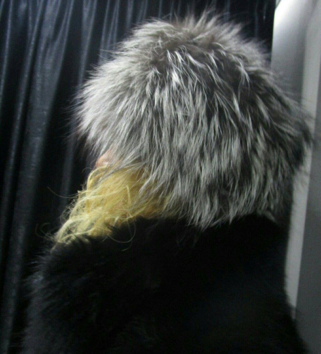 SILVER FOX Hat!brand New Real Natural Genuine Fur! - Etsy display picture 3