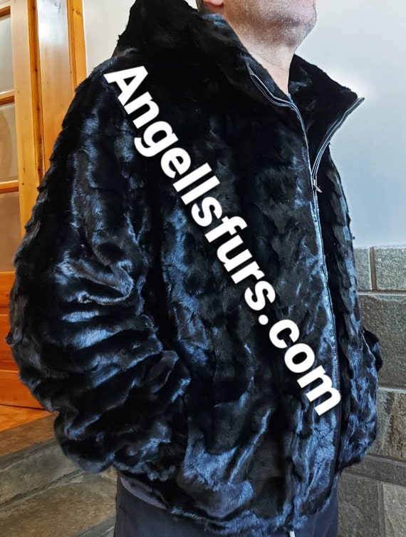 Genuine fur bomber outlet jackets