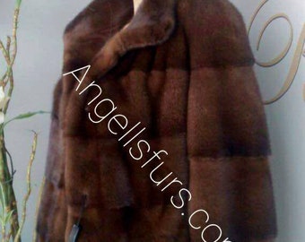 New!Natural Real Modern Superior Quality FULLSKINS  MINK Fur!