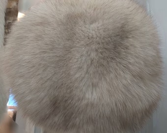 New!Real Natural Full pelt  Blue FOX Fur Bag