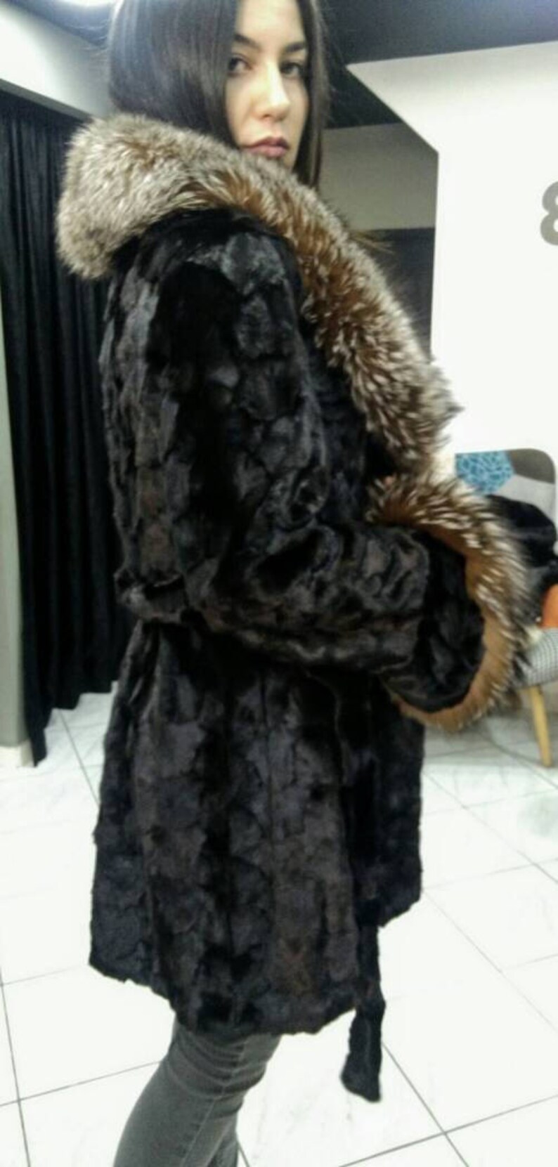 High Quality Furnewnatural Real MINK Fur With Fullpelts Etsy