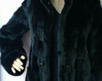 BLACK MINK Fur!Brand New Real Natural Genuine Fur!
