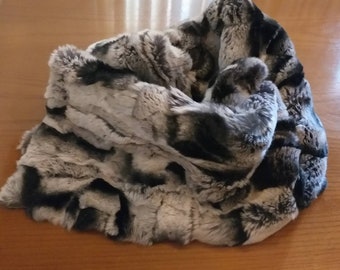 REX SCARF in Beautiful colors!Brand New Real Natural Genuine Fur!