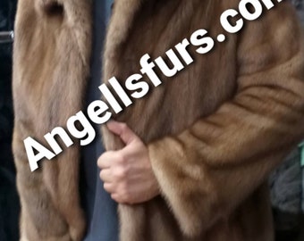 MEN'S MINK Fur Coat!Fullpelts Brand New Real Natural Genuine Fur