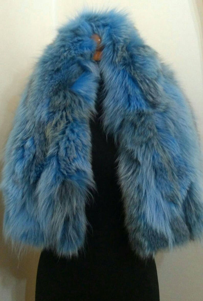 New!!!Natural Real Amazing color Fox  scarf!