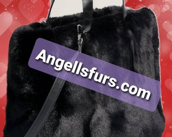 REX FUR HANDBAGS!Brand New Real Natural Genuine Fur!