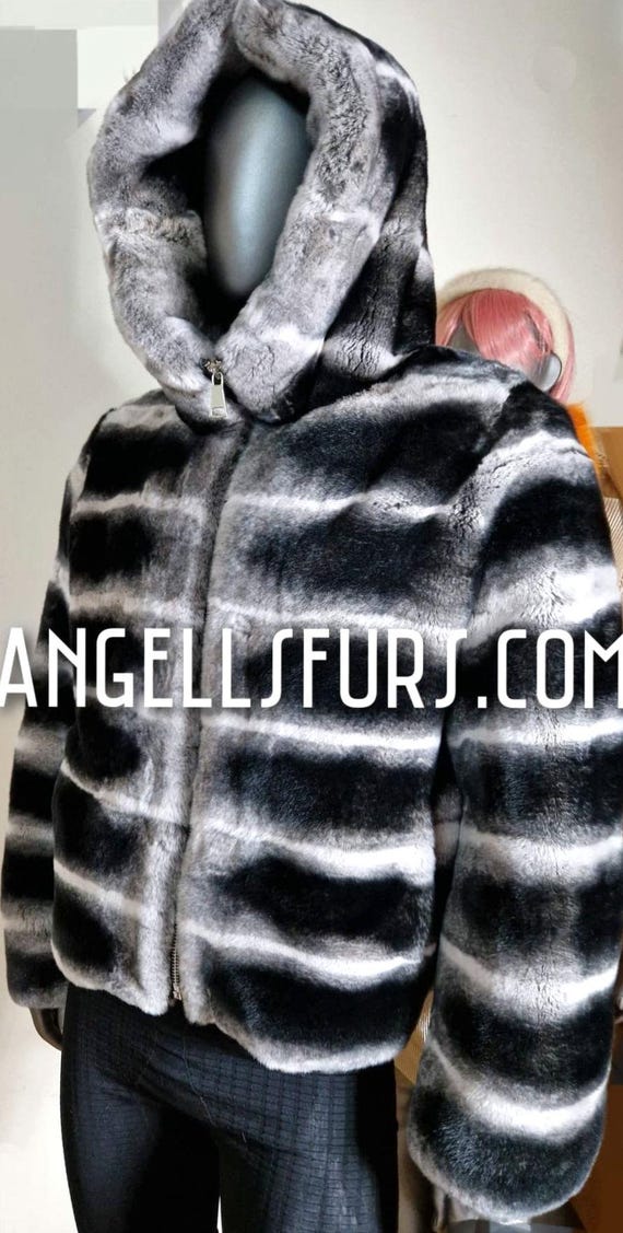 【sayuki 】Rex Like Fur Short Jacket Trendy Women's Genuine Real Rex Rabbit Fur Jackets Thick