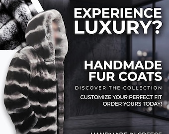 MEN'S LONG Hooded REX fur coat in Chinchilla color!Brand New Real Natural Genuine Fur!