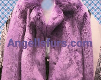 NEW!Natural Real Fullpelts Rabbit jacket in MANY COLORS!