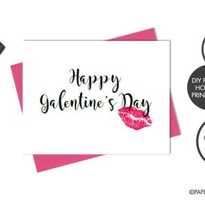 DIGITAL FILE - Happy Galentine's Day Card | Valentine's Day Card | Girlfriends Galentine Card | Best Friends Valentine Card | BFFs Card