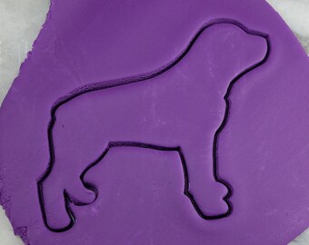 Rottweiler Cookie Cutter #1 - SHARP EDGES - FAST Shipping - Choose Your Own Size!
