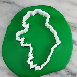 Irland Outline Cookie Cutter - SCHARFE KANTEN - SCHNELLER Versand - Wählen Sie Ihre eigene Größe!