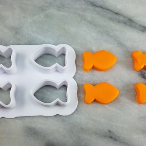 Fish Quadruple Cutter - Sharp Edges! - CHOOSE FISH SIZE - .!