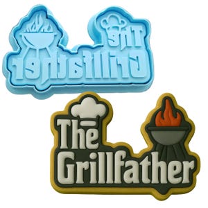 The Grill Father Cookie Cutter | Stamp | Stencil - SHARP EDGES - FAST Shipping - Choose Your Own Size! #1