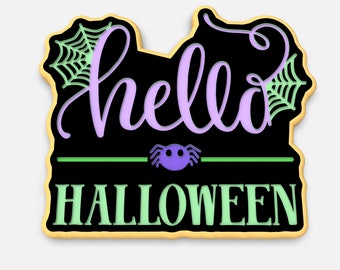 Halloween Ausstechform Stempel | Schablone - SCHARFE KANTEN - SCHNELLER Versand - Wählen Sie Ihre eigene Größe!