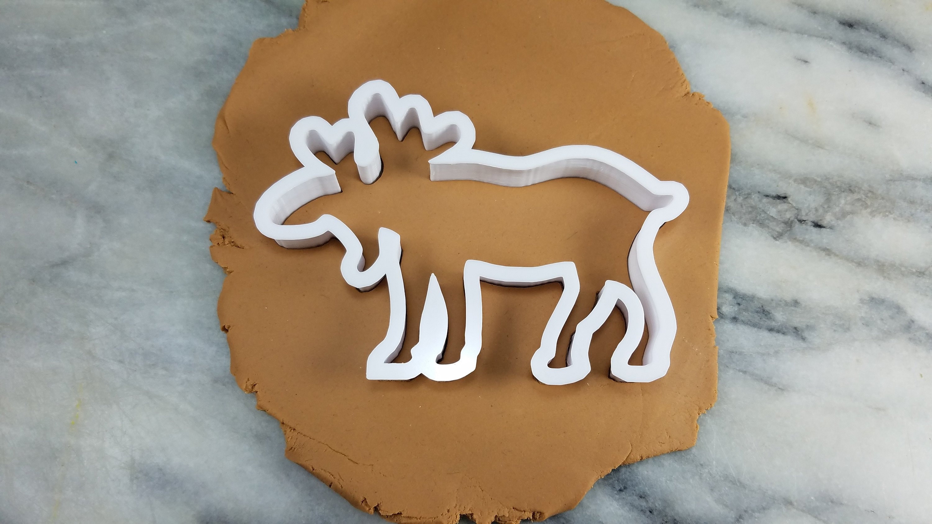 Moose Elk Cookie Cutter Outline 1 SHARP EDGES FAST Etsy