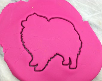 Cortador de galletas de perro Pomerania - BORDES AFILADOS - Envío RÁPIDO - ¡Elige tu propio tamaño!